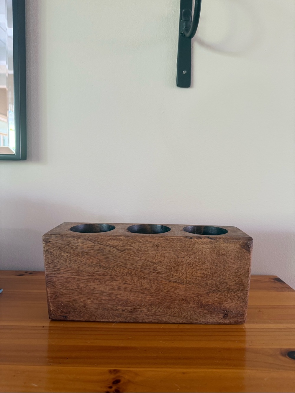 Rustic Wood Decor Organizer
